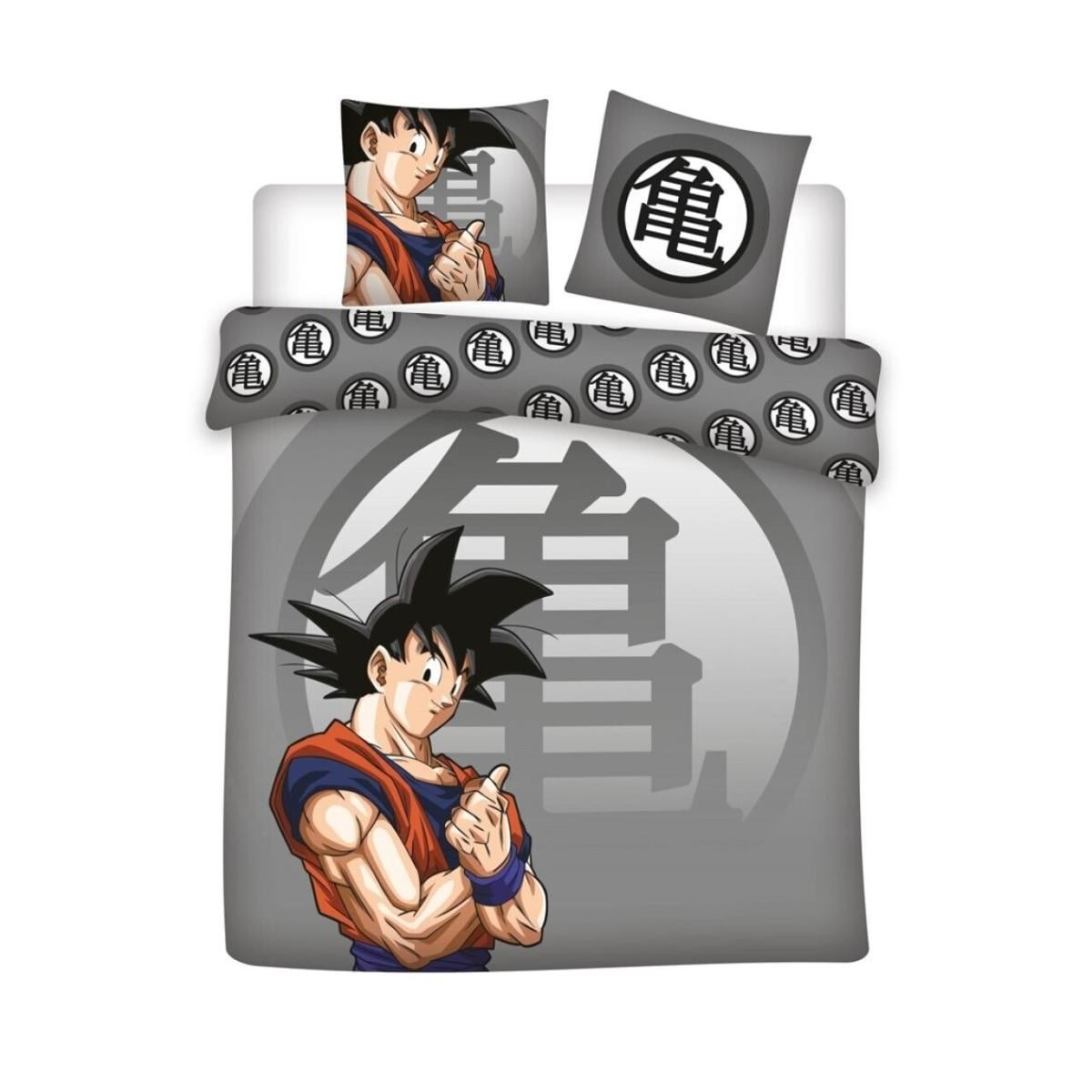 DRAGON BALL Z - Parure de lit 240x220cm + 2x65x65cm - Goku