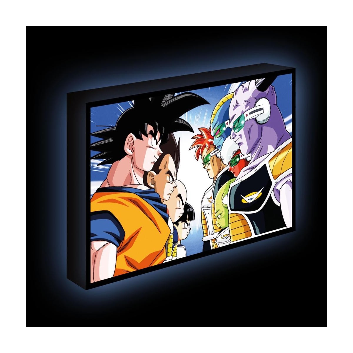 DRAGON BALL Z - Face Off - Canvas Lumineux 40X30 Cm
