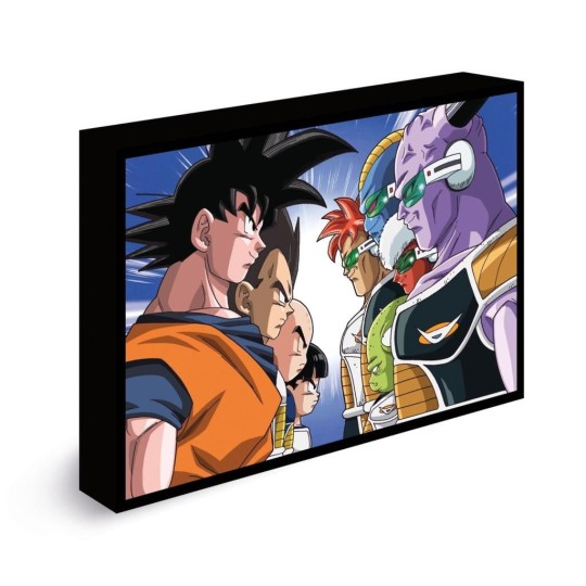 DRAGON BALL Z - Face Off - Canvas Lumineux 40X30 Cm
