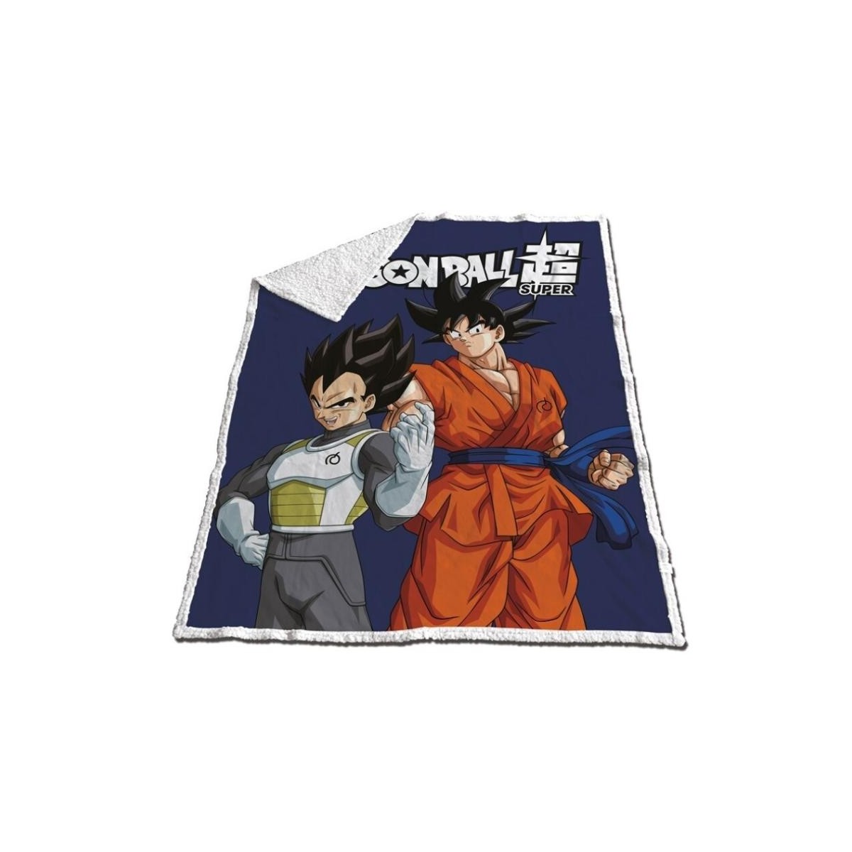 DRAGON BALL SUPER - Couverture Sherpa 120x150cm - Son Goku & Vegeta