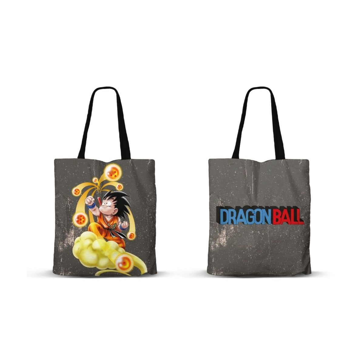 DRAGON BALL - Goku sur Nimbus - Tote Bag Premium '40x33x1cm'