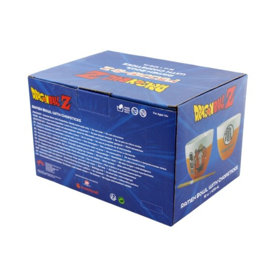 DRAGON BALL Z - Bol à Ramen avec Baguette 470ml - Roshi