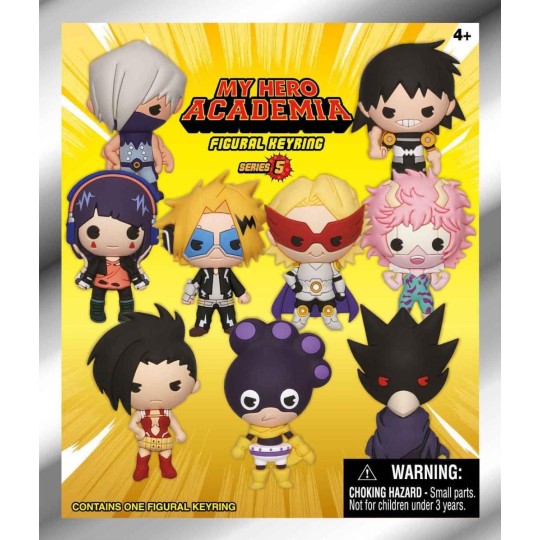MY HERO ACADEMIA - Series 5 - 3D Foam Bag Clip (Display 24 Pcs)