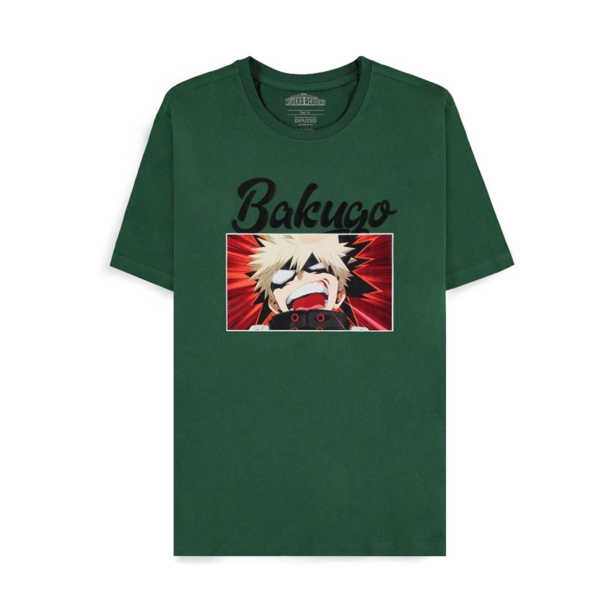 MY HERO ACADEMIA - Green Bakugo - T-shirt Homme (L)