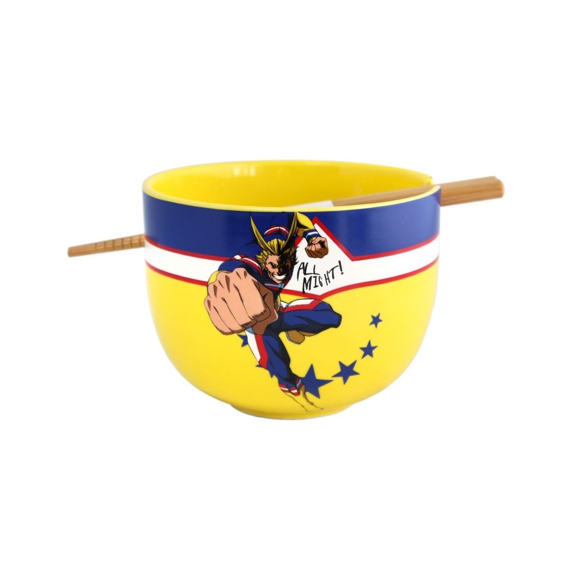 MY HERO ACADEMIA - Bol à Ramen avec Baguette 414ml - All Might