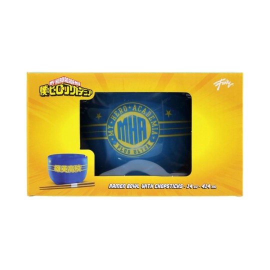 MY HERO ACADEMIA - Bol à Ramen avec Baguette 414ml - Plus Ultra