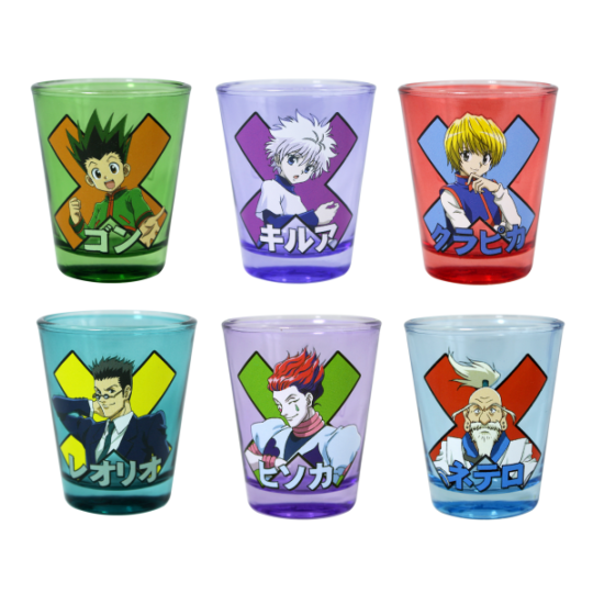 HUNTER X HUNTER - Groupe - 12 Verres à Shot 57ml - Mystery box