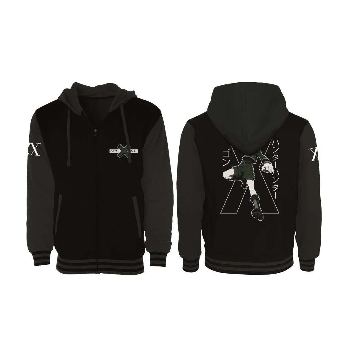 HUNTER X HUNTER - Gon Freecss - Jacket Varsity Homme (L)